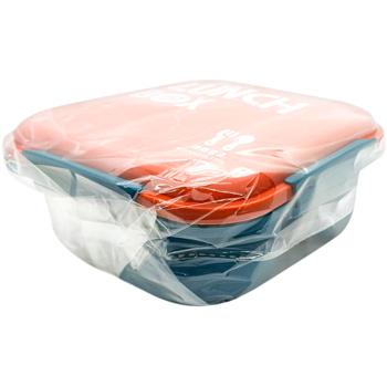 Ланч-бокс пластик з застібкою 950мл - купити, ціни на КОСМОС - фото 4