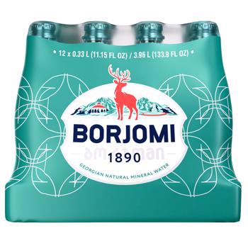 Вода минеральная Borjomi газированная стеклянная бутылка 0,33л - купить, цены на - фото 6