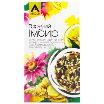 Чай чорний Askold Імбир 1,8г*20шт - купити, ціни на - фото 3
