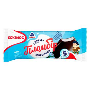 Rud Eskimo Cream-Plombir Ice Cream 80g - buy, prices for NOVUS - photo 1