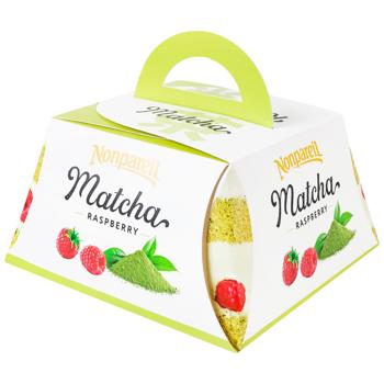 Торт Nonpareil Матча з малиною 500г