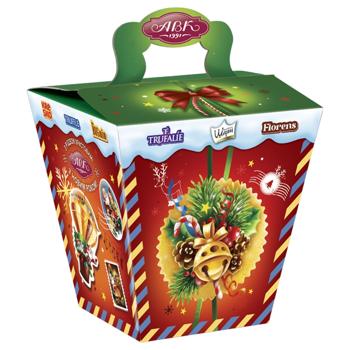 Набор сладостей новогодний АВК №3 Поздравление от Святого Николая 400г