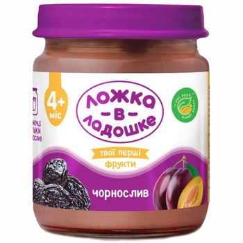 Lozhka v Ladoshke Puree With Prunes 100g