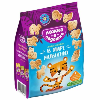 Lozhka v Ladoshke Znayka-Zaznayka Animal World Instant Cookies 150g