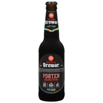 Volynski Browar Porter dark beer 5.8 % 0.35l