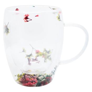 Zed Flowers Cup with Double Bottom 12х8.5сm