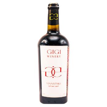 Вино виноградне н/сол. Vinnytske red TM Gigi Winery 0.75л - купить, цены на Grono - фото 1