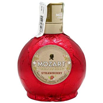 Mozart Strawberry Liquor 15% 0.5l
