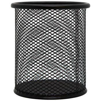 Klerk Black Round Metal Pen Holder 90*90*100mm - buy, prices for MegaMarket - photo 1