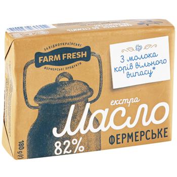 Farm Fresh Farm Extra Butter 82% 180g - buy, prices for Auchan - photo 1