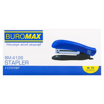 Степлер пластиковый Buromax до 10л. красный - купить, цены на ULTRAMARKET - фото 2