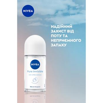 Nivea Pure Invisible Roll-On Antiperspirant 50ml - buy, prices for MegaMarket - photo 5