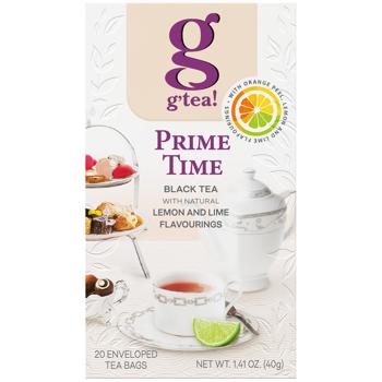 Grace! Prime Time Black Tea with Aroma of Lemon and Lime 2g*20pcs - buy, prices for Vostorg - photo 1