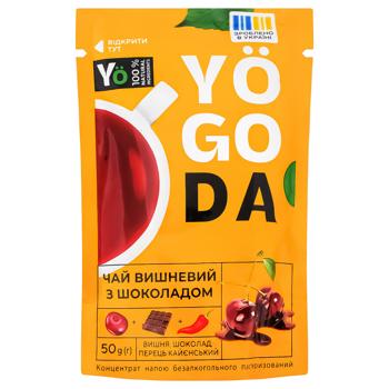 Концентрат напитка Yogoda Чай вишневый с шоколадом 50г