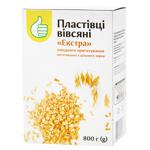 Хлопья овсяные Auchan Экстра 800г