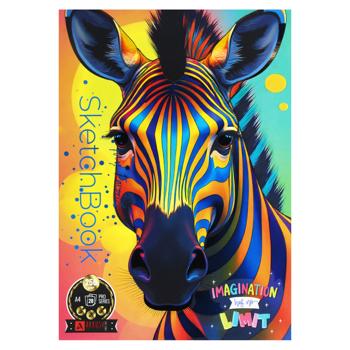 Скетчбук Аркуш мягкая обложка 250г/м2 А4 28 листов в ассортименте - купить, цены на NOVUS - фото 3