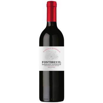 Fontbreuil Bordeaux Superieur Red Dry Wine 14% 0.75l - buy, prices for METRO - photo 1