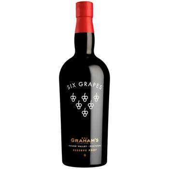 Портвейн Graham's Six Grapes Reserve красный сладкий 20% 0,75л - купить, цены на Auchan - фото 1