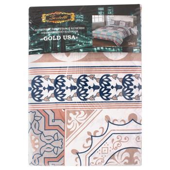 Комплект постельного белья Zastelli Бязь Gold USA 200х220см в ассортименте - купить, цены на КОСМОС - фото 1
