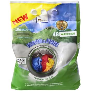 Wash&Free Mountain Freshness Washing Powder 2.4kg