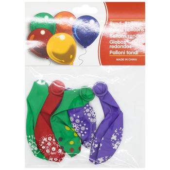 Шарики воздушные Зед перламутровые 12" 5шт - купить, цены на ЕКО Маркет - фото 1