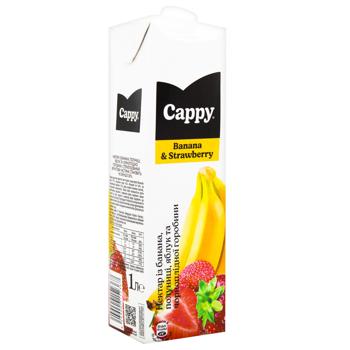 Нектар Cappy Банан-полуниця 1л - купити, ціни на КОСМОС - фото 3