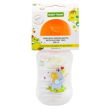 Baby Team Wide Neck Bottle 250ml - buy, prices for - photo 3