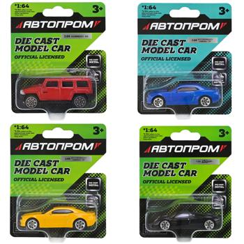Машинка Автопром в ассортименте 1:64 AP6406 - купить, цены на КОСМОС - фото 1