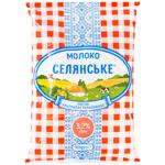 Молоко Селянське ультрапастеризоване 3.2% 900г