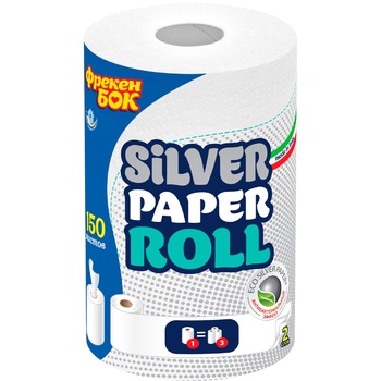 Freken Bok Silver Two-Ply Paper Roll 150pcs - buy, prices for ULTRAMARKET - photo 2