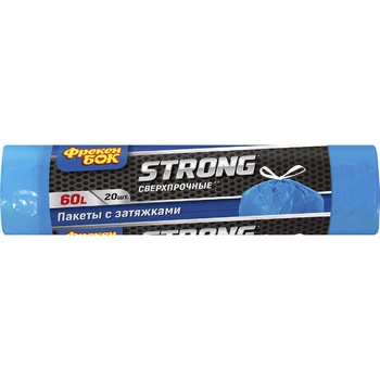 Freken Bok Strong Garbage Bags with Tightening 60l 20pcs 60х64cm - buy, prices for - photo 2