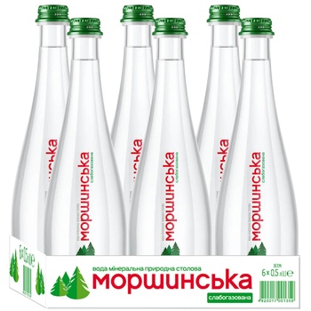 Вода мінеральна Моршинська слабогазована 0,5л - купити, ціни на METRO - фото 3