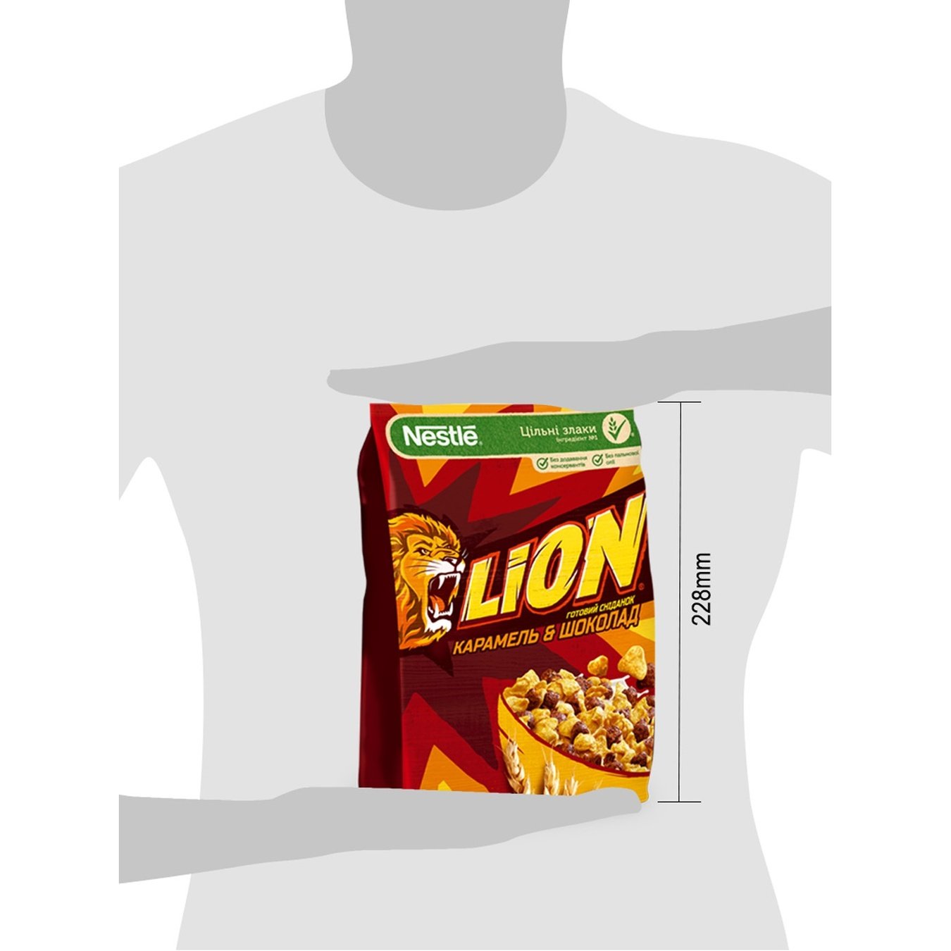 

Готовый сухой завтрак NESTLÉ® LION® 250г