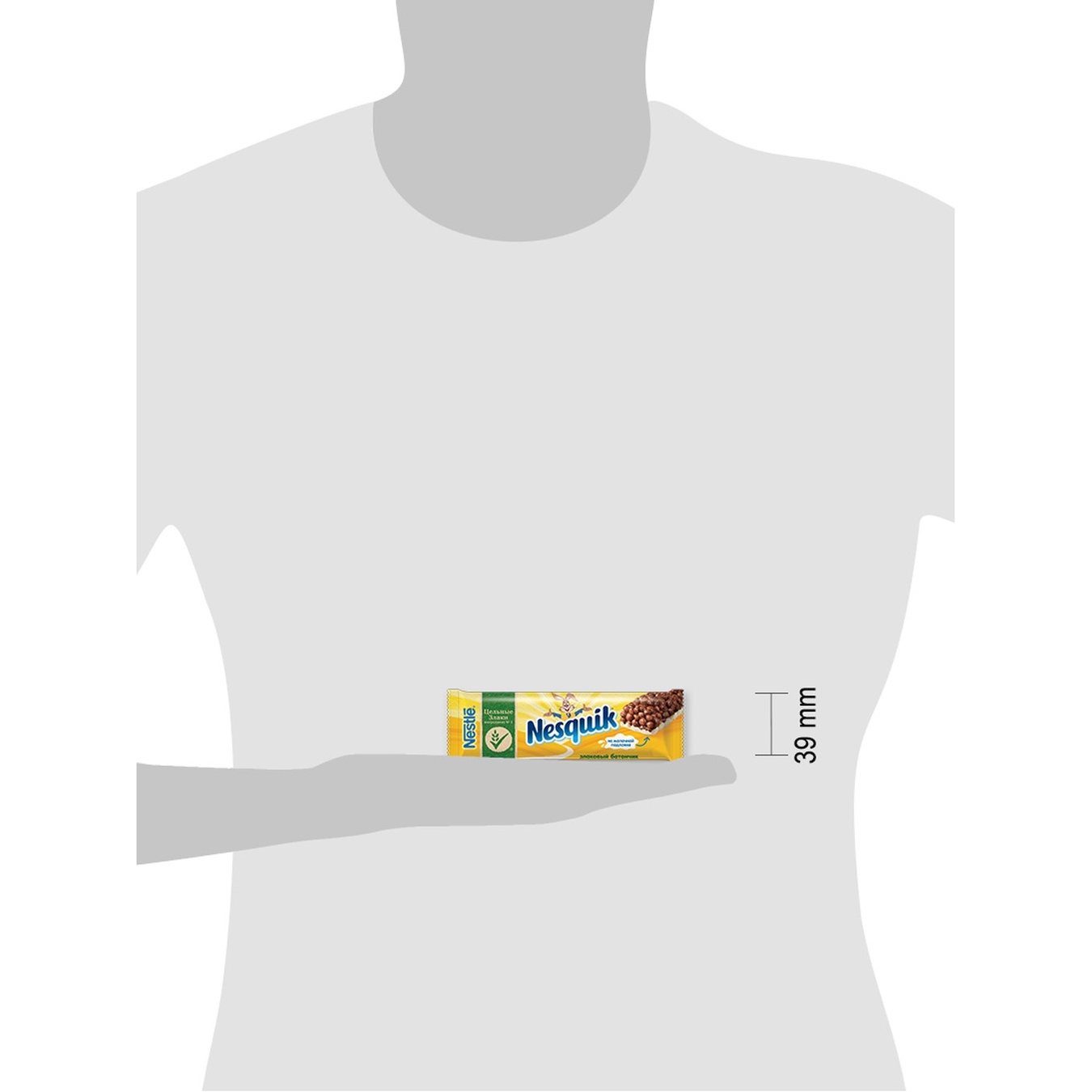 

Батончик NESTLÉ® NESQUIK® с цельными злаками, какао и витамином Д 25г