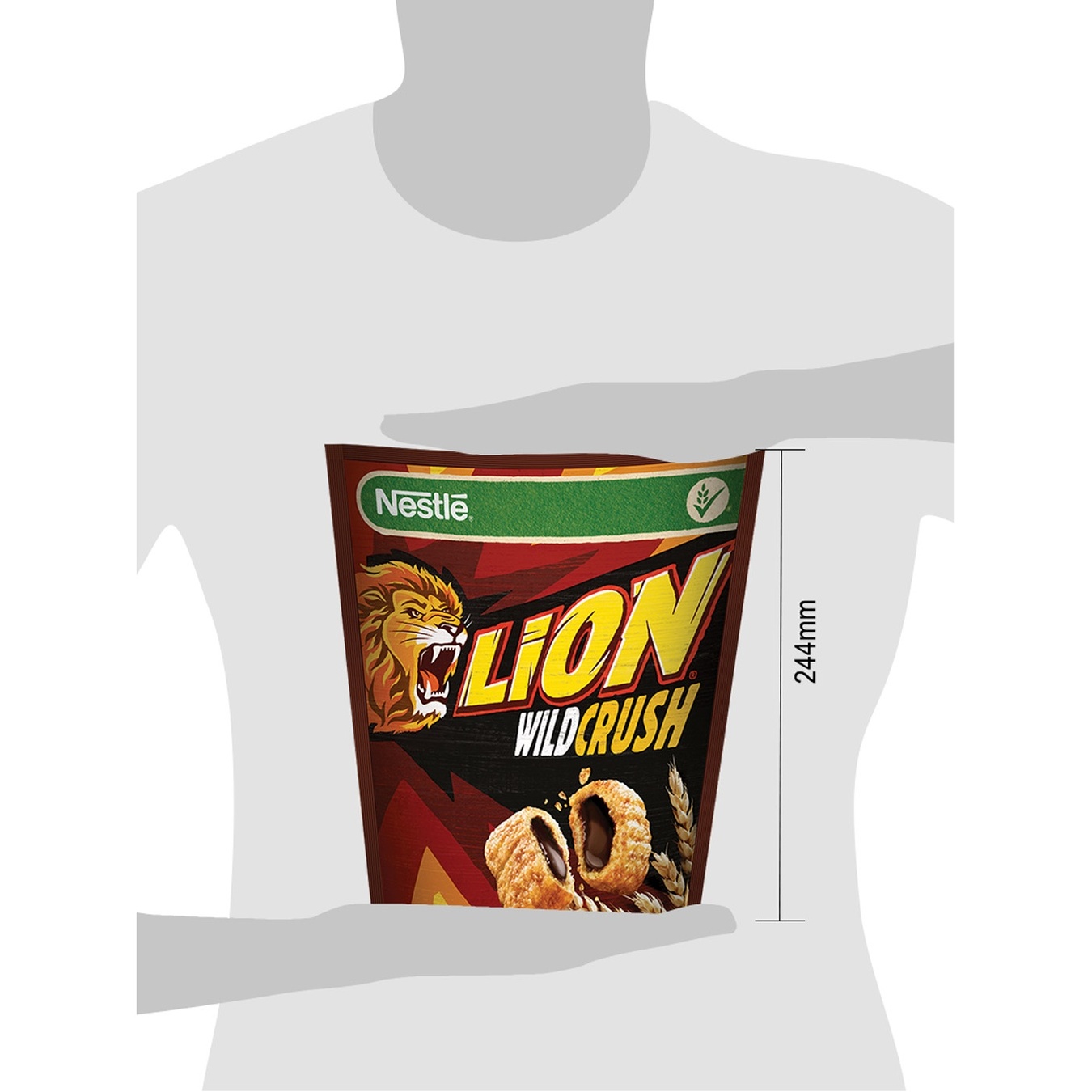 

Завтрак сухой NESTLÉ® LION® Wildcrush подушечки 350г
