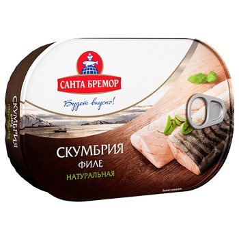 Santa Bremor Canned in Oil Mackerel Fillet 190g