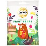 Конфеты желейные Biona Organic Fruit Bears органические 75г