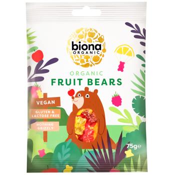 Biona Organic Fruit Bears Jelly Candies on Sticks 75g - buy, prices for WINETIME - photo 1