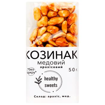 Козинак Healthy Sweets арахисовый 50г - купить, цены на WINETIME - фото 1