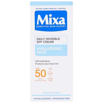 Крем для обличчя Mixa Hyaluronic Acid SPF50+ 50мл - купити, ціни на КОСМОС - фото 2