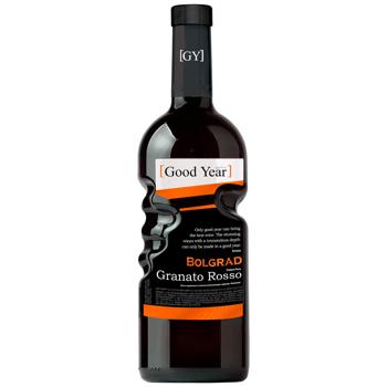 Bolgrad Good Year Granato Rosso Red Semisweet Wine 9-13% 0.75l - buy, prices for ULTRAMARKET - photo 1