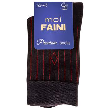 Moi Faini Nick Men's Black Socks Size 42-43 - buy, prices for - photo 1