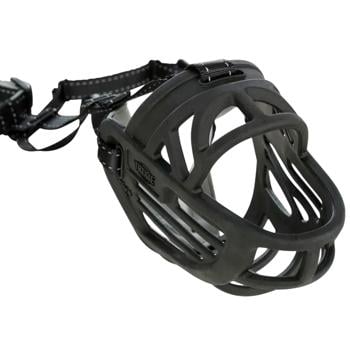 Trixie Muzzle Flex Silicone Muzzle XL-XXL 39cm Black - buy, prices for MasterZoo - photo 3