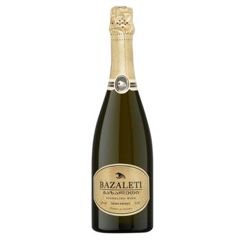 Bazaleti White Semi-sweet Sparkling Wine 12% 0.75l - buy, prices for Vostorg - photo 1