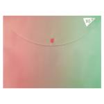 Папка-конверт Yes Fusion на кнопке А4 розово-зеленый