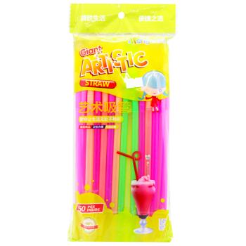 Соломинка для пиття 50шт 0,8*26см