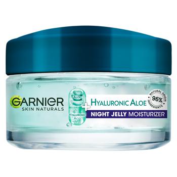 Гель для обличчя Skin Naturals Garnier гіалуроновий зволожуючий алое-гель нічний 50мл - купити, ціни на - фото 2