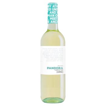 Pandora White PGI Peloponnese White Semi-dry Wine 11.5% 0.75l - buy, prices for Supermarket "Kharkiv" - photo 1