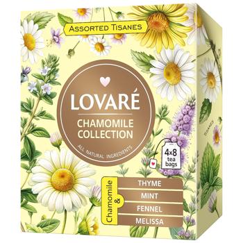 Чай травяной Lovare Assorted Tisanes Chamomile Collection 1,5г х 32шт - купить, цены на ULTRAMARKET - фото 1