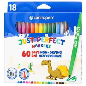 Centropen Perfect Felt pens 18pcs - buy, prices for Auchan - photo 1